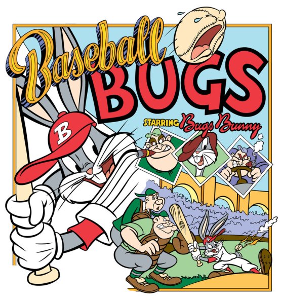 Baseball Bugs Poster by Kim Reynolds (photo courtesy of Warner Bros.)